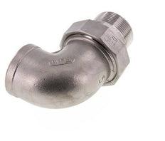 90deg Angled Connector 1 1/2'' Male R x Female Rp Stainless Steel Conical Seal 16bar (224.8psi)