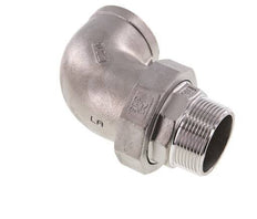 Connecteur coudé 90deg 1 1/2'' Mâle R x Femelle Rp Acier inoxydable Joint conique 16bar (224.8psi)
