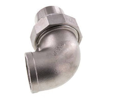 Connecteur coudé 90deg 1 1/2'' Mâle R x Femelle Rp Acier inoxydable Joint conique 16bar (224.8psi)