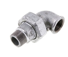 90deg Angled Union Connector 3/4'' Male R x Female Rp Cast Iron Flat Seal Centellen 25bar (351.25psi)