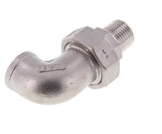 Raccord union coudé 90deg 1/2'' Mâle R x Femelle Rp Acier inoxydable Joint plat PTFE 16bar (224.8psi)