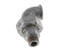 90deg Angled Union Connector 3/8'' Male R x Female Rp Cast Iron Flat Seal Centellen 25bar (351.25psi)