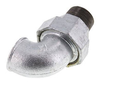 90deg Angled Union Connector 1 1/4'' Male R x Female Rp Cast Iron Flat Seal Centellen 25bar (351.25psi)