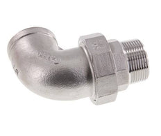 Raccord union coudé 90deg 1 1/2'' Mâle R x Femelle Rp Acier inoxydable Joint plat PTFE 16bar (224.8psi)