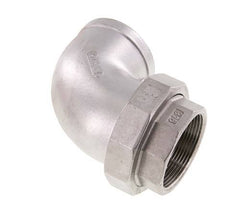 90deg Union Connector Rp2'' Female Stainless Steel Conical Seal 16bar (224.8psi)