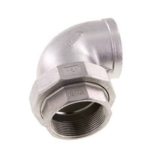 Connecteur union 90deg Rp2'' femelle en acier inoxydable joint conique 16bar (224.8psi)
