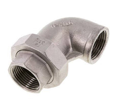 Connecteur union 90deg Rp1'' femelle en acier inoxydable joint conique 16bar (224.8psi)