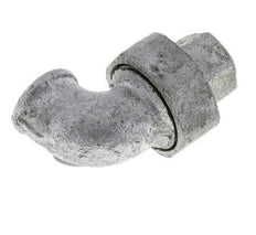 90deg Union Connector Rp3/8'' Female Cast Iron Conical Seal 25bar (351.25psi)