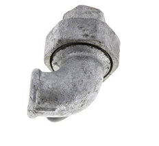 90deg Union Connector Rp3/8'' Female Cast Iron Conical Seal 25bar (351.25psi)