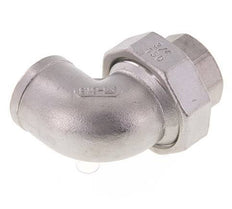 Raccord union 90deg Rp3/4'' femelle en acier inoxydable joint conique 16bar (224.8psi)