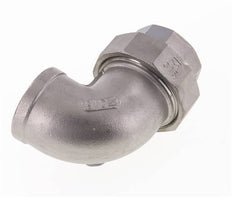 Raccord union 90deg Rp1 1/4'' femelle en acier inoxydable joint conique 16bar (224.8psi)
