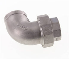 Raccord union 90deg Rp1 1/4'' femelle en acier inoxydable joint conique 16bar (224.8psi)