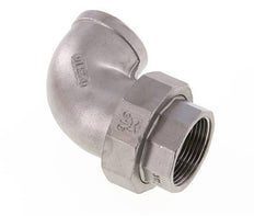 Raccord union 90deg Rp1 1/4'' femelle en acier inoxydable joint conique 16bar (224.8psi)