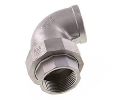 Raccord union 90deg Rp1 1/4'' femelle en acier inoxydable joint conique 16bar (224.8psi)