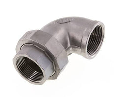 Raccord union 90deg Rp1 1/4'' femelle en acier inoxydable joint conique 16bar (224.8psi)