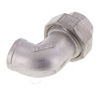 Connecteur union 90deg Rp1/2'' femelle en acier inoxydable joint conique 16bar (224.8psi)