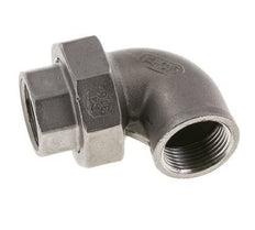 Raccord union coudé 90deg Rp3/4'' femelle Acier inoxydable Joint plat PTFE 16bar (224.8psi)