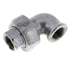 90deg Angled Union Connector Rp1/2'' Female Cast Iron Flat Seal Centellen 25bar (351.25psi)