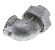 90deg Angled Union Connector Rp1 1/2'' Female Cast Iron Flat Seal Centellen 25bar (351.25psi)
