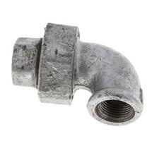 90deg Angled Union Connector Rp3/8'' Female Cast Iron Flat Seal Centellen 25bar (351.25psi)
