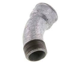 Raccord coudé 45deg R1 1/4'' Mâle x Rp1 1/4'' Femelle Fonte 25bar (351.25psi)