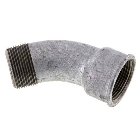 Raccord coudé 45deg R1 1/4'' Mâle x Rp1 1/4'' Femelle Fonte 25bar (351.25psi)