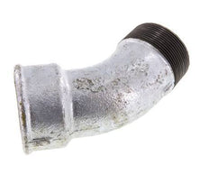 Raccord coudé 45deg R2'' Mâle x Rp2'' Femelle Fonte 25bar (351.25psi)