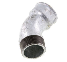 Raccord coudé 45deg R2'' Mâle x Rp2'' Femelle Fonte 25bar (351.25psi)