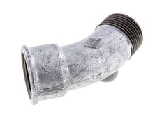 Raccord coudé 45deg R1'' Mâle x Rp1'' Femelle Fonte 25bar (351.25psi)