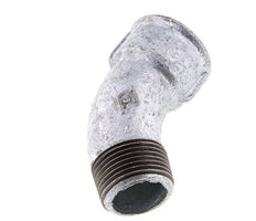 Raccord coudé 45deg R1'' Mâle x Rp1'' Femelle Fonte 25bar (351.25psi)