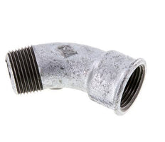 Raccord coudé 45deg R1'' Mâle x Rp1'' Femelle Fonte 25bar (351.25psi)