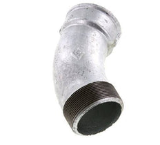 Raccord coudé 45deg R2 1/2'' Mâle x Rp2 1/2'' Femelle Fonte 25bar (351.25psi)
