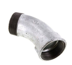 Raccord coudé 45deg R2 1/2'' Mâle x Rp2 1/2'' Femelle Fonte 25bar (351.25psi)