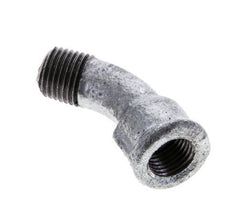 Elbow Fitting 45deg R1/4'' Male x Rp1/4'' Female Cast Iron 25bar (351.25psi) [2 Pieces]