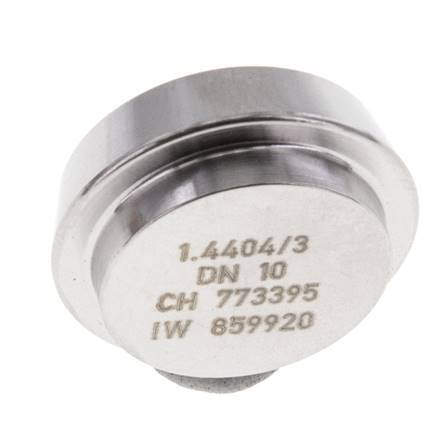 End Cap 22mm Cone Nozzle DN 10 Stainless Steel DIN 11851