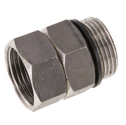 Joint Tournant G1'' Femelle x Mâle Eau Chaude Acier Inoxydable FKM 30bar (421.5psi)