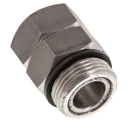 Joint Tournant G1'' Femelle x Mâle Eau Chaude Acier Inoxydable FKM 30bar (421.5psi)