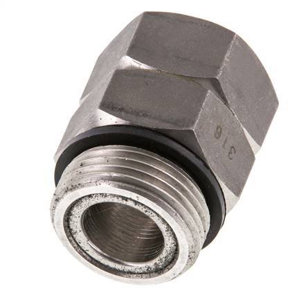 Joint Tournant G1'' Femelle x Mâle Eau Chaude Acier Inoxydable FKM 30bar (421.5psi)