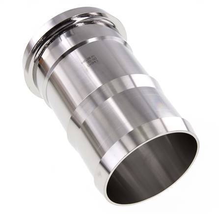 Raccord sanitaire (laitier) Cône de 121 mm x pilier de tuyau de 4 pouces (100 mm) Acier inoxydable