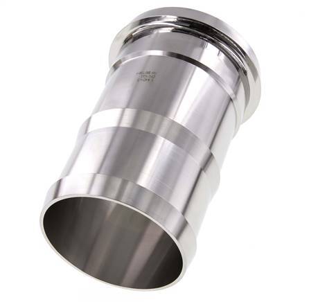 Raccord sanitaire (laitier) Cône de 121 mm x pilier de tuyau de 4 pouces (100 mm) Acier inoxydable