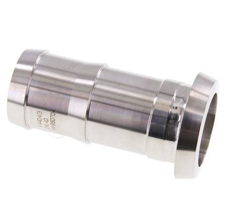 Raccord sanitaire (laitier) Cône de 56 mm x pilier de tuyau de 40 mm Acier inoxydable