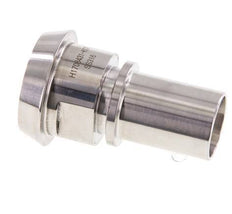 DIN 11851 Raccord sanitaire (laitier) Cône de 44 mm x pilier de tuyau de 1 pouce (25 mm) Collier de sécurité en acier inoxydable