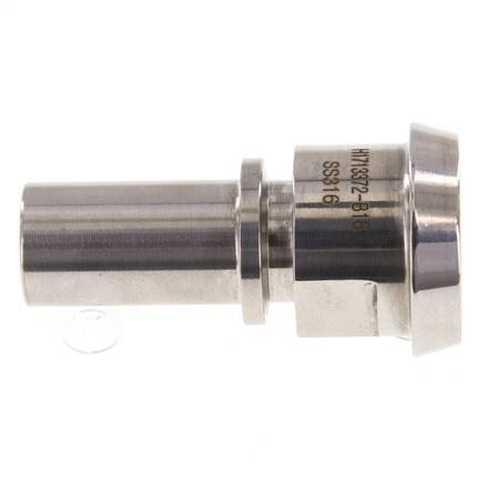 DIN 11851 Raccord sanitaire (laitier) Cône de 36 mm x pilier de tuyau de 3/4 de pouce (19 mm) Collier de sécurité en acier inoxydable