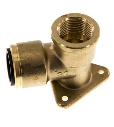 Prise murale G3/4'' Femelle x 22 mm Push-in Laiton 16bar (224.8psi)