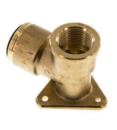 Prise murale G3/4'' Femelle x 22 mm Push-in Laiton 16bar (224.8psi)