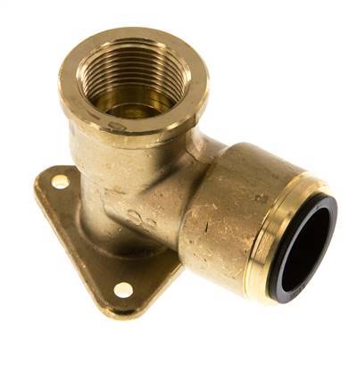 Prise murale G3/4'' Femelle x 22 mm Push-in Laiton 16bar (224.8psi)