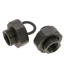 Raccord de pompe Rp3/4'' x G 1 1/4 pouce Fonte Joint plat NBR 20bar (281.0psi)