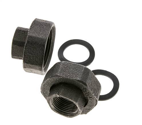 Pump Fitting Rp3/4'' x G 1 1/4 inch Cast Iron Flat Seal NBR 20bar (281.0psi)