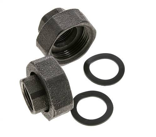 Pump Fitting Rp3/4'' x G 1 1/4 inch Cast Iron Flat Seal NBR 20bar (281.0psi)