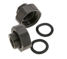 Pump Fitting Rp3/4'' x G 1 1/4 inch Cast Iron Flat Seal NBR 20bar (281.0psi)